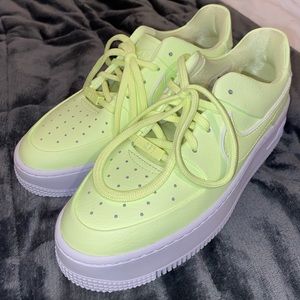 NEON GREEN/YELLOW AIR FORCES